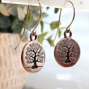 Tree of Life silver earrings